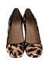 J.Crew Collection 100% Leather Animal Print Brown Heels Size 9 - photo 2