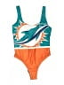 NFL Graphic Orange One Piece Swimsuit Size XL - photo 1