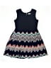 Knit Works Chevron-herringbone Blue Dress Size 12 - photo 1