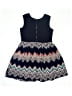Knit Works Chevron-herringbone Blue Dress Size 12 - photo 2