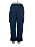 Haband! 100% Cotton Blue Cargo Pants Size L - photo 2