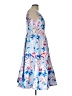 Alex Evenings 100% Polyester Floral Blue Cocktail Dress Size 10 - photo 4