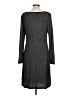 Unbranded Solid Gray Casual Dress Size L - photo 2