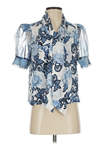 Alice + Olivia Short Sleeve Blouse (view 1)