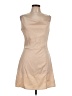 Glam Solid Tan Cocktail Dress Size L - photo 1