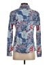 J. McLaughlin Paisley Blue Long Sleeve Button-Down Shirt Size S - photo 2