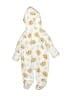 Cutie Pie 100% Polyester Print Ivory Long Sleeve Onesie Size 0-3 mo - photo 2