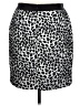 Ann Taylor Animal Print Silver Casual Skirt Size 12 - photo 2