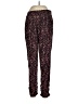 Charlotte Russe 100% Polyester Animal Print Burgundy Casual Pants Size M - photo 1