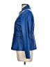 Doncaster Collection 100% Leather Blue Leather Jacket Size 10 - photo 5