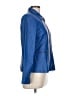 Doncaster Collection 100% Leather Blue Leather Jacket Size 10 - photo 4