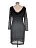 Onyx Nite Chevron-herringbone Gray Cocktail Dress Size 12 - photo 2