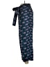 J.Crew 100% Silk Print Blue Silk Pants Size 4 - photo 5