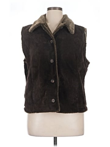 Eddie Bauer Faux Fur Vest (view 1)