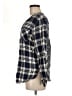 Tolani Plaid Blue Long Sleeve Blouse Size M - photo 5