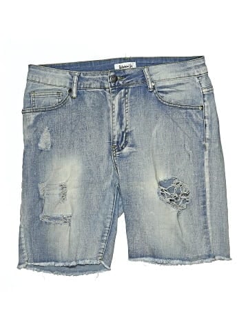Between Us Denim Shorts (view 1)