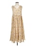 Ganni 100% Polyester Floral Yellow Casual Dress Size XS (estimated) - photo 1