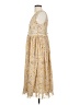 Ganni 100% Polyester Floral Yellow Casual Dress Size XS (estimated) - photo 5