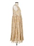 Ganni 100% Polyester Floral Yellow Casual Dress Size XS (estimated) - photo 4