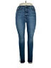 Good American Stripes Blue Jeans Size 16 - photo 1