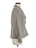 Le Suit 100% Polyester Solid Gray Blazer Size 8 - photo 4