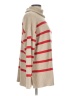 Old Navy 100% Cotton Stripes Tan Turtleneck Sweater Size L - photo 4