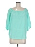 Gianni Bini 100% Polyester Teal 3/4 Sleeve T-Shirt Size M - photo 1