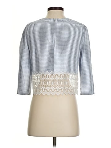 Line & Dot 3/4 Sleeve Top (view 2)