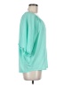 Gianni Bini 100% Polyester Teal 3/4 Sleeve T-Shirt Size M - photo 4