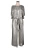 Jessica Howard Metallic Silver Jumpsuit Size XL - photo 1