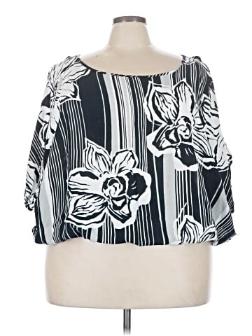 Ashley Stewart 3/4 Sleeve Blouse (view 1)