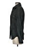 Cino 100% Polyester Metallic Black Long Sleeve Blouse Size M - photo 5