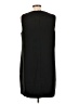 Nine West Solid Black Casual Dress Size L - photo 2