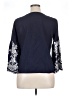Cable & Gauge Blue 3/4 Sleeve Blouse Size XL - photo 2