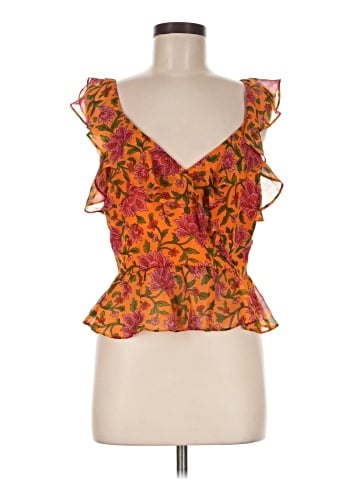 Veronica Beard Sleeveless Silk Top (view 1)