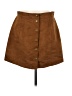 Old Navy 100% Polyester Solid Brown Casual Skirt Size 6 - photo 1