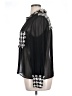 Zara Houndstooth Black 3/4 Sleeve Blouse Size XL - photo 5