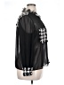 Zara Houndstooth Black 3/4 Sleeve Blouse Size XL - photo 4