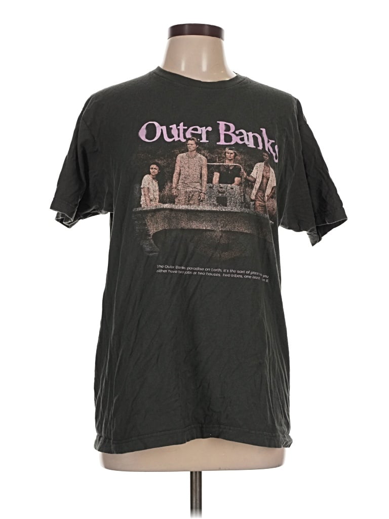 Pre-owned Tultex Short Sleeve T-shirt In Black