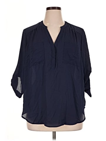 Torrid 3/4 Sleeve Blouse (view 1)