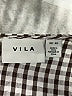 Vila Checkered-gingham Brown Silver Long Sleeve Blouse Size EU 40 / US 10 - photo 7