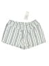 Roxy Stripes White Gray Shorts Size L - photo 1
