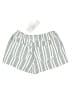 Roxy Stripes White Gray Shorts Size L - photo 2