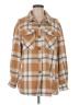 Assorted Brands Plaid Tan Coat Size M - photo 1