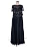 Xscape Blue Cocktail Dress Size 14 - photo 1