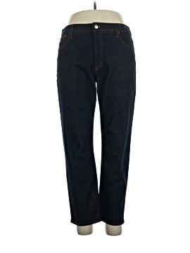 Madewell The Curvy Jules Slim-Straight Jean in Rinse Wash (view 1)