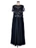 Xscape Blue Cocktail Dress Size 14 - photo 1