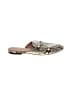 Coach 100% Leather Animal Print Ivory Mule/Clog Size 11 - photo 1