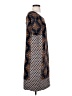 The Limited 100% Polyester Print Blue Casual Dress Size S (tall) - photo 4