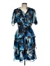 Julia Jordan Tie-dye Blue Cocktail Dress Size 10 - photo 1